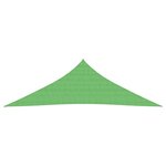 vidaXL Voile d'ombrage 160 g/m² Vert clair 3x3x4 2 m PEHD