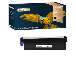 Qualitoner x1 toner 43979202 noir compatible pour oki