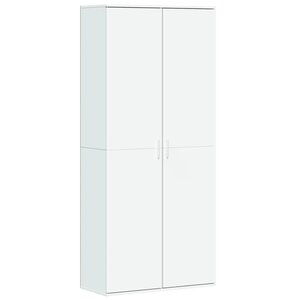 vidaXL Buffet haut blanc 80x35x180 cm bois d'ingénierie