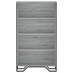 vidaXL Bibliothèque sonoma gris 80x31x137 5 cm bois d'ingénierie