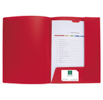 Chemise De Présentation Polypropylène Souple Krea Cover - A4 - Rouge - X 30 - Exacompta