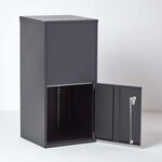 Boîte à colis Extra Large Noir 2 portes Acier galvanisé SMART PARCEL BOX®
