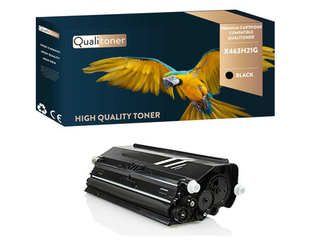 Qualitoner x1 toner x463h21g noir compatible pour lexmark