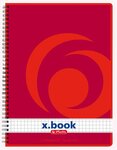 Carnet x.book A5, 80 pages, quadrillé HERLITZ