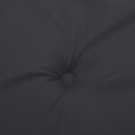 vidaXL Coussin de banc de jardin noir 180x50x4 cm tissu oxford