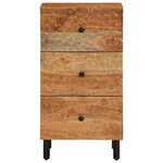 vidaXL Armoire latérale 40x33x75 cm bois massif d'acacia