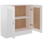 vidaXL Bibliothèque Blanc brillant 82 5x30 5x80 cm Bois d’ingénierie