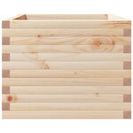 vidaXL Jardinière 60x60x49 5 cm bois de pin massif