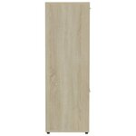 vidaXL Bibliothèque Chêne sonoma 90x30x90 cm Bois d’ingénierie