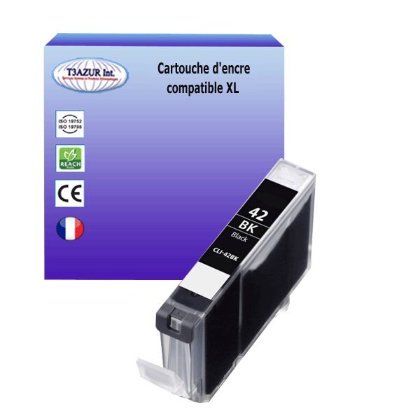 Cartouche compatible avec Canon Pixma Pro 100, Pro 100S Noire - T3AZUR