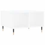 vidaXL Table basse Blanc 60x50x36 5 cm Bois d'ingénierie