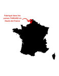 THIRARD - Range bûches noir pour intérieur et extérieur Bristol  acier  433x500mm
