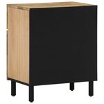 vidaXL Table de chevet 50x33x60 cm bois de manguier massif