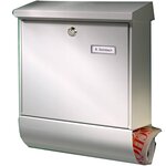 Burg-wächter boîte aux lettres set vario 86720 w acier blanc