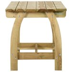 vidaXL Ensemble à manger de jardin 5 Pièces Bois de pin imprégné