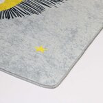 Tapis pour chambre Enfant 80 x 150 cm - Gris