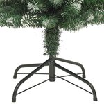 vidaXL Sapin de Noël artificiel mince avec support 240 cm PVC
