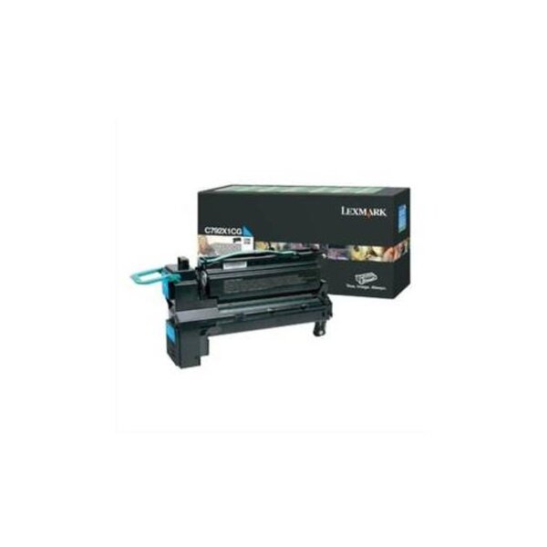 Cartouche laser cyan haute capacité pour C792-C792X1CG LEXMARK
