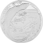 Pièce de monnaie en Argent 4 Euro g 31.103 Millésime 2024 BLACK LIZARD