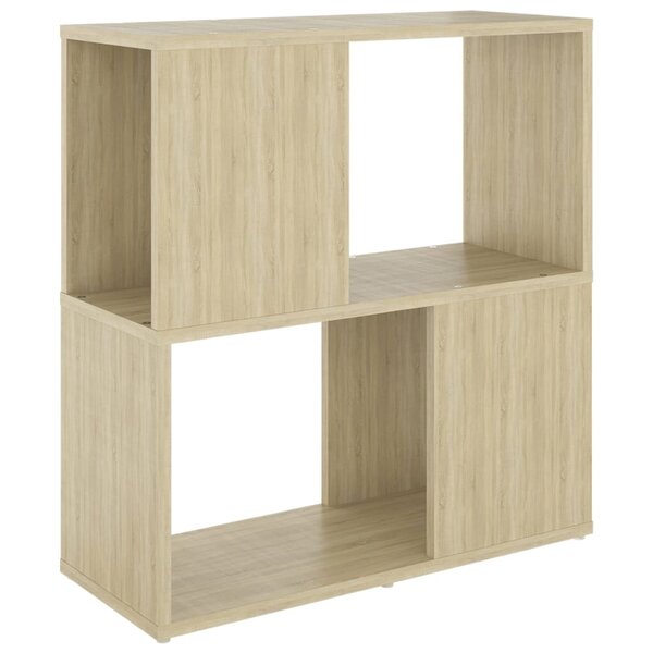 vidaXL Bibliothèque Chêne sonoma 60x24x63 cm Aggloméré