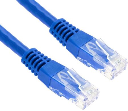 Câble/Cordon réseau RJ45 Dexlan Catégorie 6 FTP (F/UTP) Droit 30cm (Bleu) -  La Poste