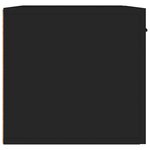vidaXL Armoire murale Noir 60x36 5x35 cm Bois d'ingénierie