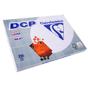 Ramette 125 Feuilles Papier DCP 250g A3 420x297 mm Certifié FSC Blanc CLAIREFONTAINE