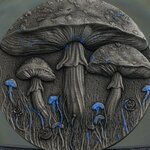 Pièce de monnaie en Argent 2000 Francs g 62.2 (2 oz) Millésime 2025 MAGIC MUSHROOM