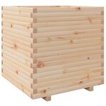 vidaXL Jardinière 70x70x72 5 cm bois de pin massif