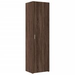 vidaXL Armoire de rangement mince chêne marron 50x42 5x225 cm