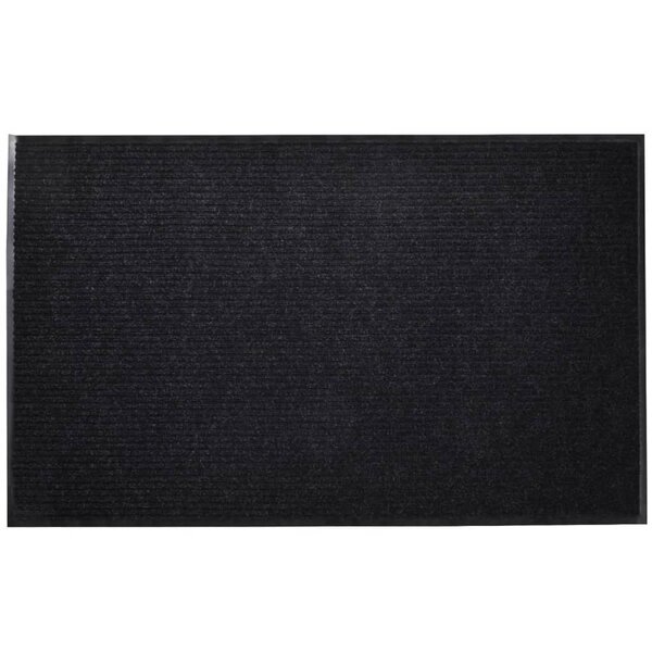 vidaXL Tapis d'entrée PVC Noir 120 x 180 cm