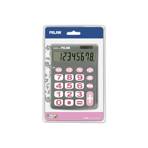 Calculatrice grise 8 chiffres