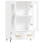 vidaXL Buffet haut blanc 69 5x31x115 cm bois d'ingénierie