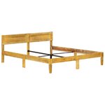 vidaXL Cadre de lit Bois de manguier massif 180 cm
