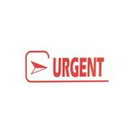 Tampon X-print 4912 Formule Commerciale Texte + Picto 'URGENT' Rouge TRODAT