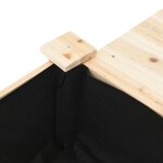 Jardinière vidaXL avec étagères 155x59x76 cm en bois de pin massif