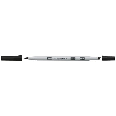 Marqueur Base Alcool Double Pointe ABT PRO N25 noir fumée x 6 TOMBOW