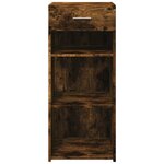 vidaXL Buffet chêne fumé 40x42 5x93 cm bois d'ingénierie