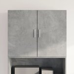 vidaXL Armoire murale gris béton 80x42 5x64 cm bois d'ingénierie