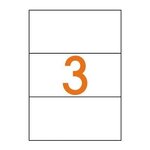 Pack 15X3 Cartes 210X99mm 'Bl' Blanc