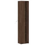 vidaXL Buffet haut LED chêne brun 41 5x32 5x200 cm bois d’ingénierie