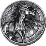 Pièce de monnaie en argent 1 dollar g 31.1 (1 oz) millésime 2021 the native spirit war horse