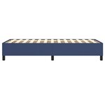 vidaXL Cadre de lit Bleu 100 x 200 cm Tissu