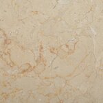 vidaXL Dessus de table Crème Ø50x2 5 cm Marbre
