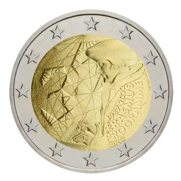 2 euros commémorative Irlande 2022 - Erasmus.