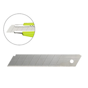 Lame rechange q-connect cutter kf17106 18mm etui blister 5 unites