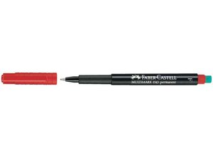 Marqueur CD MULTIMARK Permanent S Rouge FABER-CASTELL