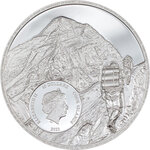 Monnaie en argent 10 dollars g 62.2 (2 oz) millésime 2023 first ascent mount everest
