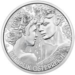 Pièce de monnaie 10 euro Autriche 2021 argent BE – Rose