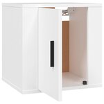 vidaXL Meuble TV mural Blanc 40x34 5x40 cm